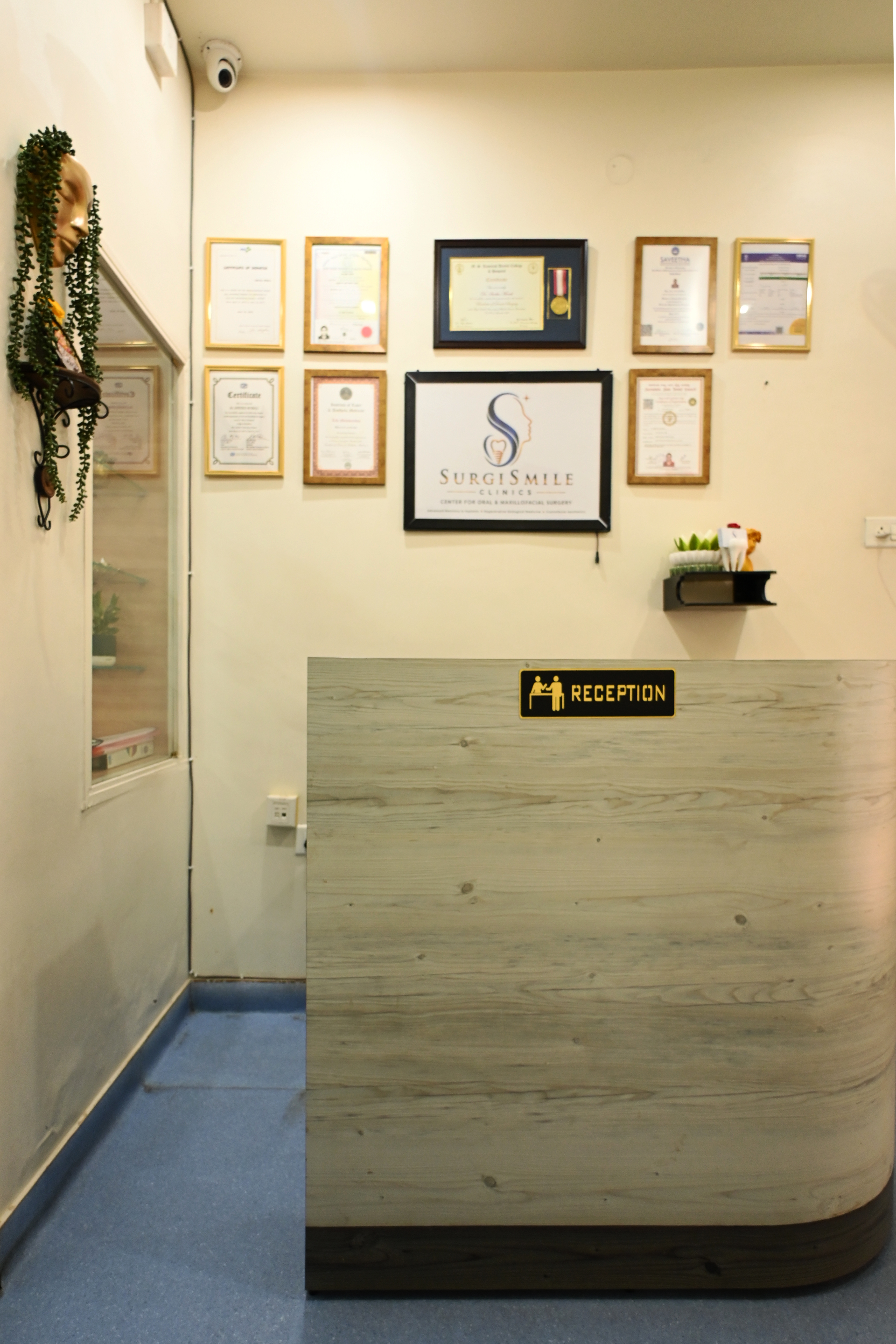 SurgiSmile clinic reception